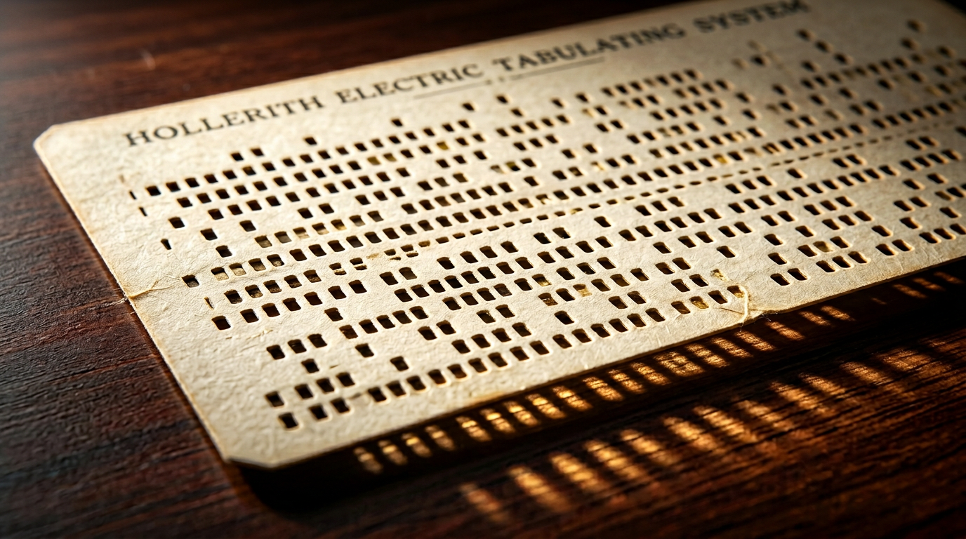 Hollerith Electric Tabulating System – Lochkarte